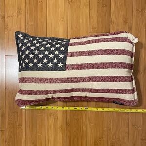 Ralph Lauren flag pillow red white blue